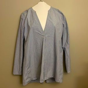 Theory Ofeliah Stripped Cotton Tunic